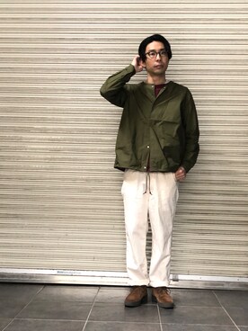 OMNIGOD mens / オムニゴッド] ヘリンボーンスレキ トラバーユ