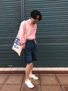 「グルカパンツ」｜D_MALL 京都さん（メンズ・165cm）の春コーディネート