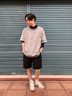 「SPELLBOUND（スペルバウンド）のアイテム」を使った、D_MALL 京都さん（メンズ・165cm）の春コーディネート