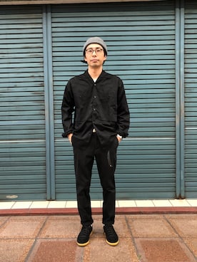 「SPELLBOUND（スペルバウンド）のアイテム」を使った、D_MALL 京都さん（メンズ・165cm）の秋コーディネート