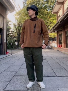 「SPELLBOUND（スペルバウンド）のアイテム（トップス）」を使った、D_MALL 京都さん（メンズ・174cm）の秋コーディネート