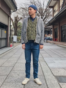 D_MALL 京都さん（メンズ・174cm）の冬コーディネート