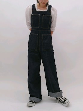 「JOURNAL STANDARD（ジャーナルスタンダード）のアイテム（オールインワン・サロペット）」を使った、ikiさん（レディース・162cm）の夏コーディネート