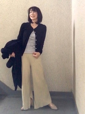 パンプスを使った リブワイドパンツ のコーディネート一覧 Wear パンプスを使った リブワイドパンツ のコーディネート一覧 Wear