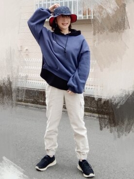 パーカーを使った オニツカタイガー のレディース人気ファッションコーディネート Wear