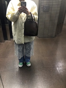 「Doux archives（ドゥアルシーヴ）のアイテム（その他アウター）」を使った、tomoさん（レディース・158cm）の冬コーディネート