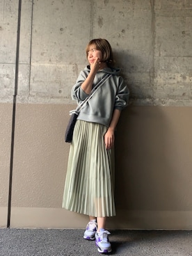 「アイテム（ワンピース/ドレス）」を使った、yuricaさん（レディース・167cm・40代）の春コーディネート