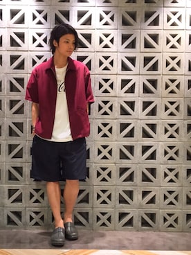 「Coca Cola（コカコーラ）のアイテム」を使った、鈴木隆文さん（メンズ・178cm）の夏コーディネート