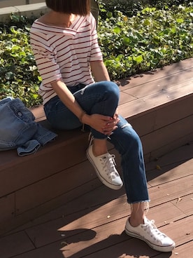 「B:MING by BEAMS（ビーミングバイビームス）のアイテム」を使った、ayaさん（レディース・161cm）の春コーディネート