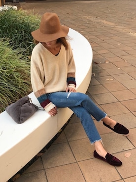 「B:MING by BEAMS（ビーミングバイビームス）のアイテム」を使った、ayaさん（レディース・161cm）の冬コーディネート