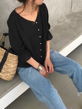「B:MING by BEAMS（ビーミングバイビームス）のアイテム」を使った、ayaさん（レディース・161cm）の春コーディネート