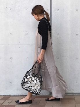 「3coins（3coins）のアイテム（アクセサリー）」を使った、ayaさん（レディース・161cm）の春コーディネート