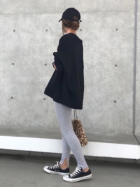 「トレーナー」｜ayaさん（レディース・161cm）の秋コーディネート