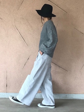 「3coins（3coins）のアイテム（アクセサリー）」を使った、ayaさん（レディース・161cm）の秋コーディネート