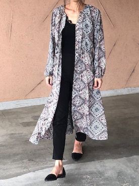 「アイテム（ワンピース、その他）」を使った、ayaさん（レディース・161cm）の春コーディネート