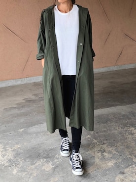 「アイテム（タンクトップ、その他）」を使った、ayaさん（レディース・161cm）の秋コーディネート