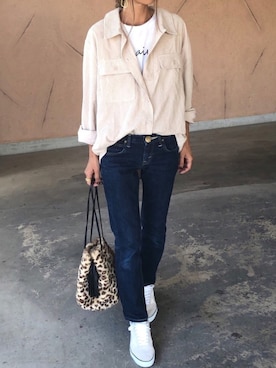 「アイテム（アクセサリー、その他）」を使った、ayaさん（レディース・161cm）の秋コーディネート