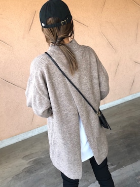 「H&M（エイチ・アンド・エム）のアイテム（バッグ）」を使った、ayaさん（レディース・161cm）の冬コーディネート
