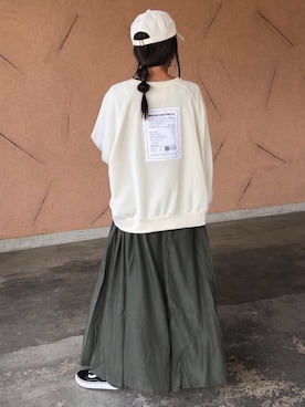 「アイテム（スカート、その他）」を使った、ayaさん（レディース・161cm）の春コーディネート