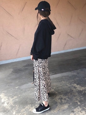 「キャップ女子」｜ayaさん（レディース・161cm）の春コーディネート