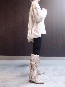 「LAC-VERT（ラック・ヴェール）のアイテム」を使った、ayaさん（レディース・161cm）の冬コーディネート