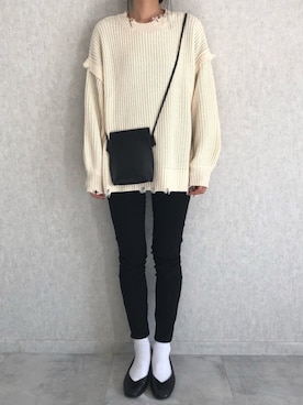 ayaさん（レディース・161cm）の冬コーディネート