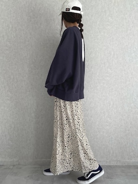 「アイテム（スカート、その他）」を使った、ayaさん（レディース・161cm）の冬コーディネート