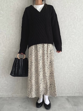 ayaさん（レディース・161cm）の冬コーディネート