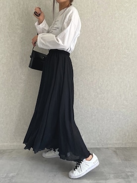 「copine（コピン）のアイテム」を使った、ayaさん（レディース・161cm）の冬コーディネート