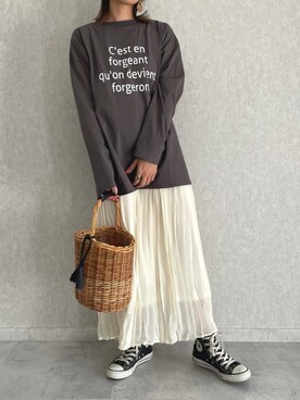 ayaさん（レディース・161cm）の春コーディネート