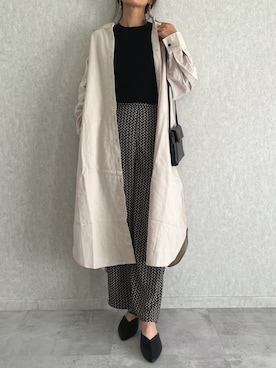 「シャツワンピ」｜ayaさん（レディース・161cm）の春コーディネート