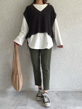 ayaさん（レディース・161cm）の春コーディネート