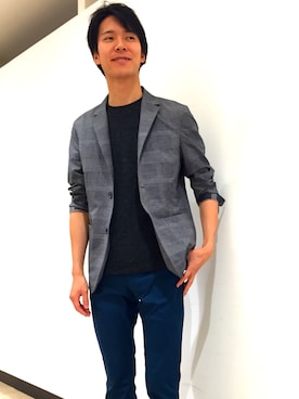 「BLACK LABEL CRESTBRIDGE（ブラックレーベル・クレストブリッジ）のアイテム（その他アウター）」を使った、Y.Takiseさん（メンズ・175cm）の夏コーディネート