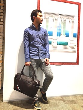 イオンモール幕張新都心ハイダウェイさん（メンズ・173cm）の冬コーディネート