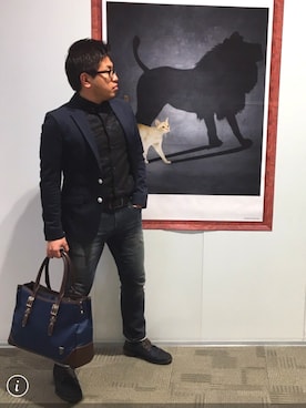 イオンモール幕張新都心ハイダウェイさん（メンズ・173cm）の冬コーディネート