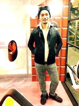 イオンモール幕張新都心ハイダウェイさん（メンズ・173cm）の冬コーディネート