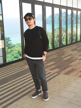 イオンモール幕張新都心ハイダウェイさん（メンズ・173cm）の春コーディネート