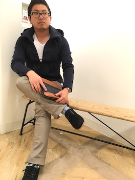 イオンモール幕張新都心ハイダウェイさん（メンズ・173cm）の春コーディネート