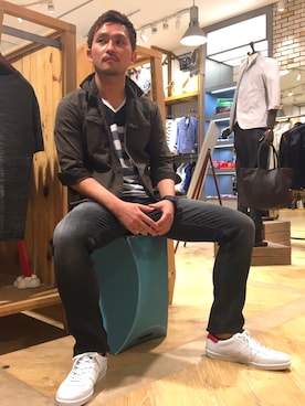 イオンモール幕張新都心ハイダウェイさん（メンズ・173cm）の春コーディネート