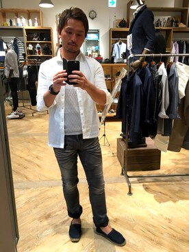 イオンモール幕張新都心ハイダウェイさん（メンズ・173cm）の春コーディネート