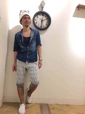 イオンモール幕張新都心ハイダウェイさん（メンズ・173cm）の春コーディネート