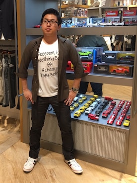 イオンモール幕張新都心ハイダウェイさん（メンズ・173cm）の春コーディネート