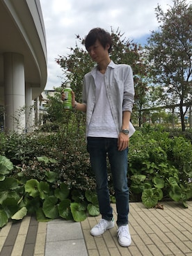 イオンモール幕張新都心ハイダウェイさん（メンズ・173cm）の夏コーディネート