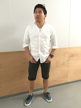 イオンモール幕張新都心ハイダウェイさん（メンズ・173cm）の夏コーディネート