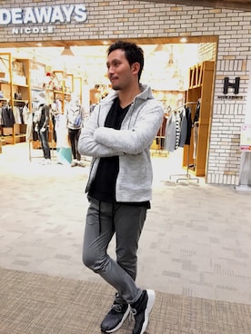 イオンモール幕張新都心ハイダウェイさん（メンズ・173cm）の冬コーディネート