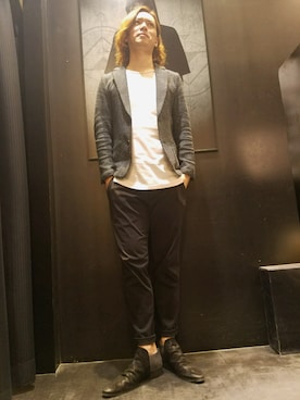 「アイテム（その他シューズ）」を使った、Fujiさん（メンズ・178cm）の春コーディネート