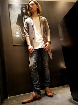 チェスターコートを使った 七分袖 の人気ファッションコーディネート Wear