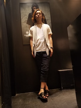 「TORNADO MART（トルネードマート）のアイテム（その他アウター）」を使った、Fujiさん（メンズ・178cm）の春コーディネート