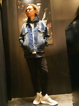 Fujiさん（メンズ・178cm）の冬コーディネート