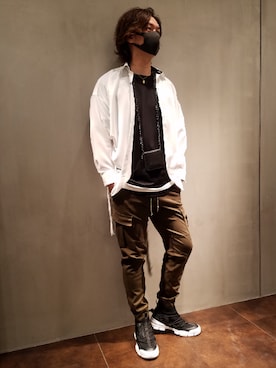 「アイテム（その他小物）」を使った、Fujiさん（メンズ・178cm）の春コーディネート